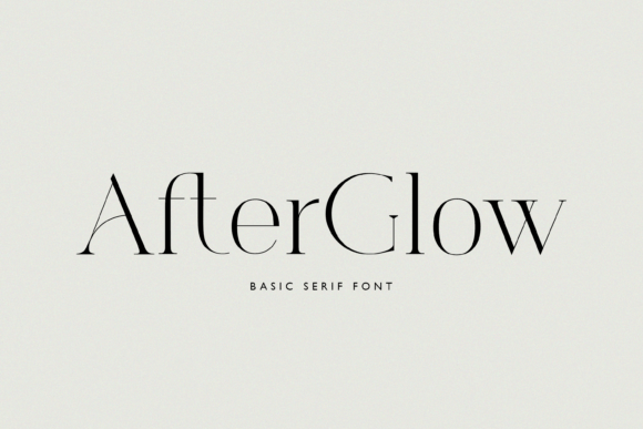 Afterglow: Elevate Your Designs with Timeless Typography