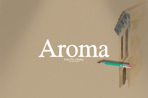 Aroma: Blending Digital Flair with Classic Serif Elegance