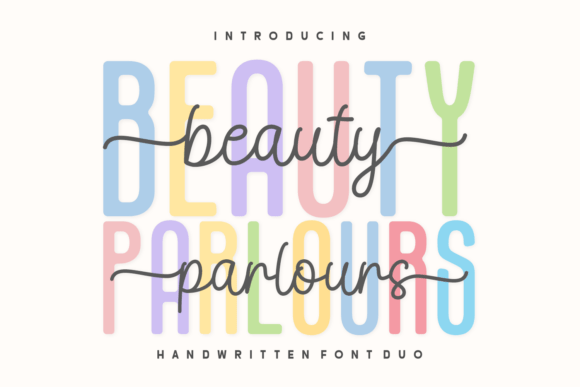 Beauty Parlours Duo: Elevate Your Brand with Harmonious Typography