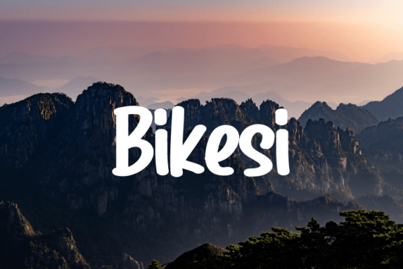 Bikesi: The Modern Typeface for Flexible Design