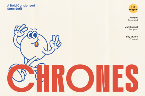 Chrones: A Bold Sans Serif for Impactful Design