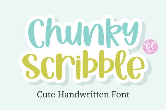 Chunky Scribble: The Playful Font for Modern Design