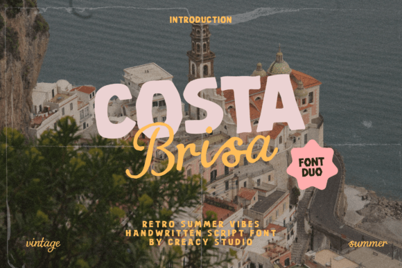 Costa Brisa Duo: A Typeface for Golden Coast Branding