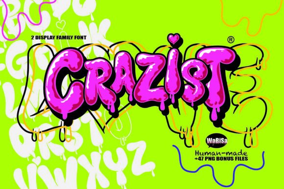Crazist: Unleash Bold, Street-Style Typography in Your Designs