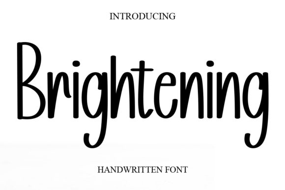 Discover the Joyful Elegance of Brightening Font