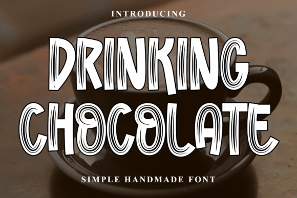 Drinking Chocolate: An Elegant Script Font for Luxury Design