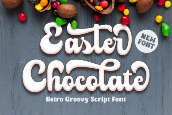 Elevate Your Designs with Easter Chocolate Font