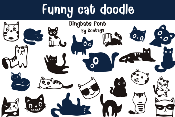 Inject Whimsy and Personality with Funny Cat Doodle