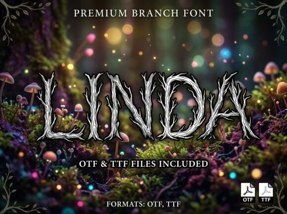 Linda: Elevate Your Design with This Decorative Display Font