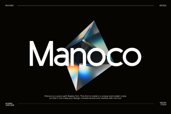 Manoco: The Sans Serif Font for Modern Digital Presence