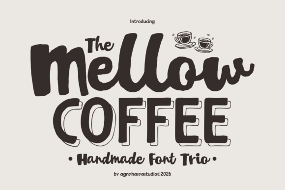 Mellow Coffee: A Font Trio for Cozy, Authentic Design