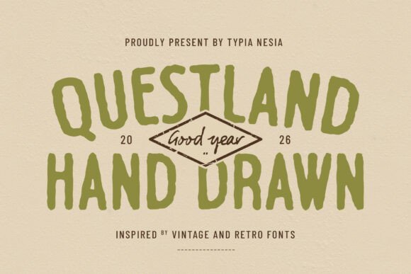 Questland: A Vintage Font for Authentic Branding