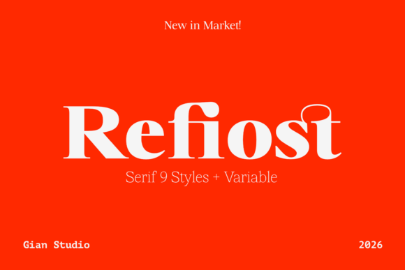 Refiost: The Modern Serif for Versatile Branding
