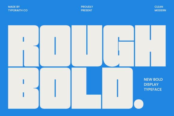 Rough Bold: The Modern Typeface for Impactful Visual Design
