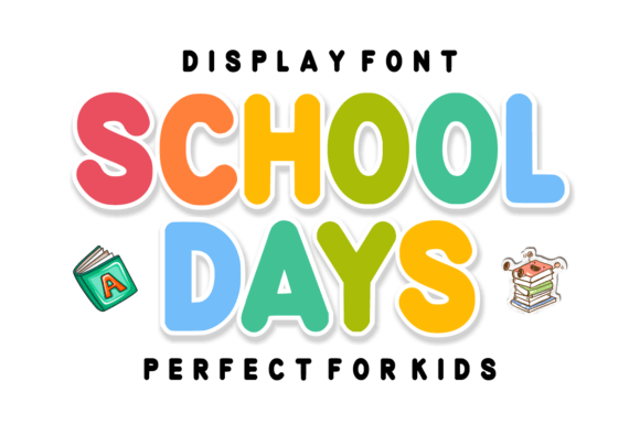 School Days: The Ultimate Playful Display Font for Designers