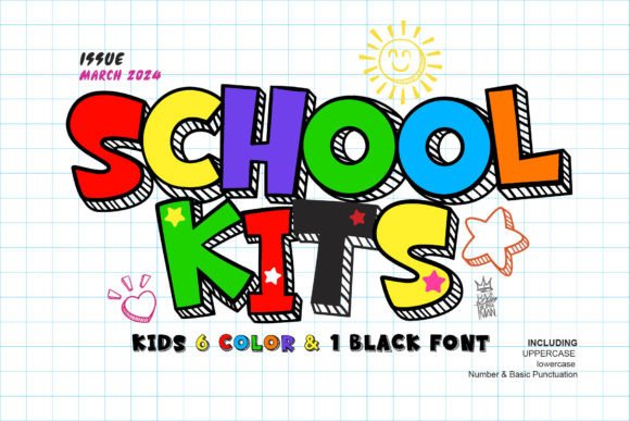 School Kits: A Playful Font for Creative Design Projects