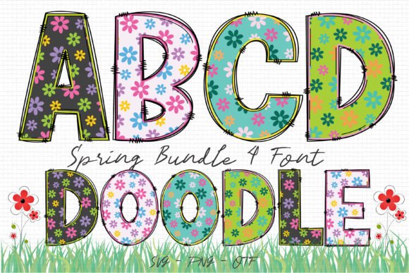 Spring Clip: Bubbly Typography for Fresh Design
