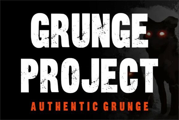 Unleash Raw Energy with Grunge Project Typography