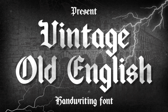 Vintage Old English: A Blackletter Font for Modern Design